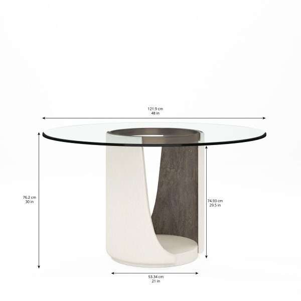 BLANC ROUND DINING TABLE - Image 4