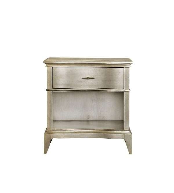 STARLITE-SINGLE DRAWER OPEN NIGHTSTAND