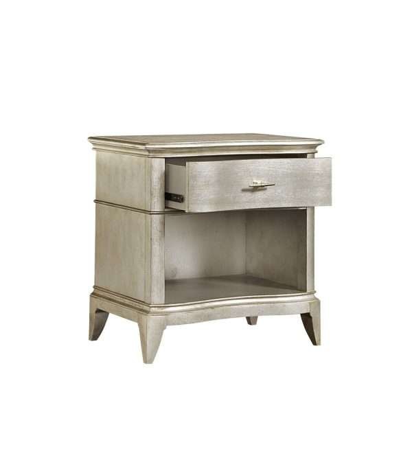 STARLITE-SINGLE DRAWER OPEN NIGHTSTAND - Image 2