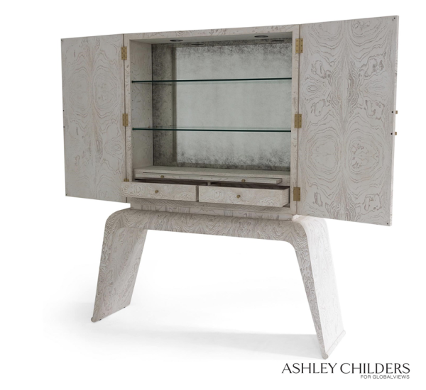 BAXTER BAR CABINET-WHITE - Image 3