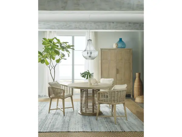 Surfrider 48in Rattan Round Dining Table (2 Finishes) - Image 5