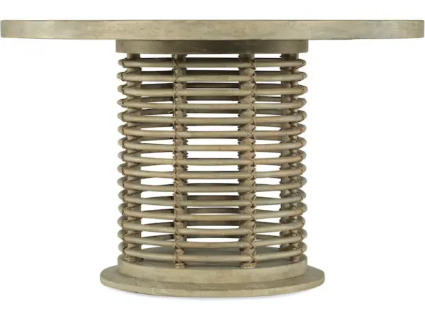 Surfrider 48in Rattan Round Dining Table (2 Finishes)