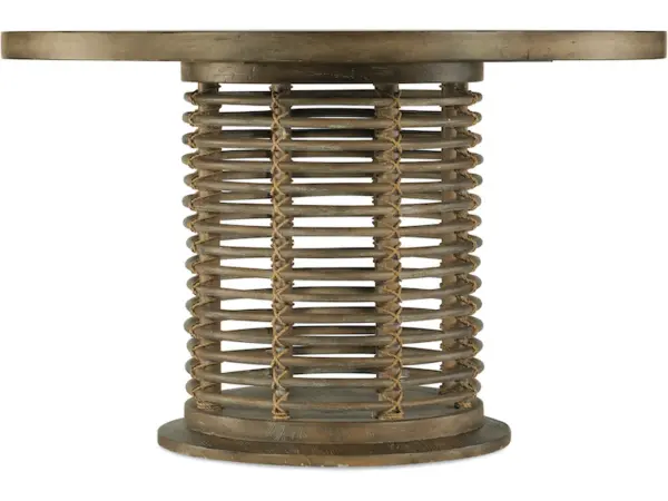 Surfrider 48in Rattan Round Dining Table (2 Finishes) - Image 2