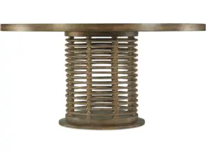 Sundance 60in Rattan Round Dining Table (2 Finishes)