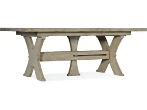 Vittorio 80in Rectangle Dining Table w/ 2-22in Leaves
