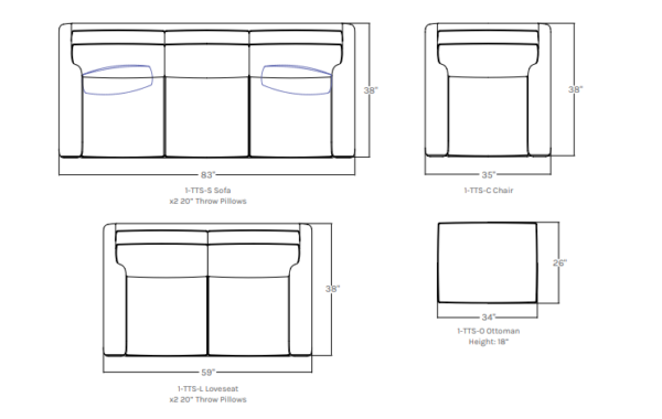 COLE 3 PC SECTIONAL - Image 2