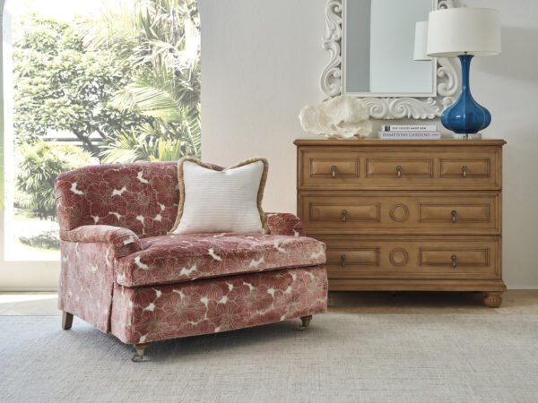 ATHOS CHAIR W/ PEWTER CASTERS - Image 3