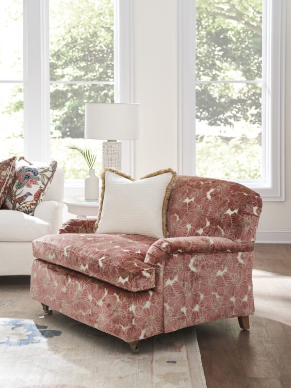 ATHOS CHAIR W/ PEWTER CASTERS - Image 4