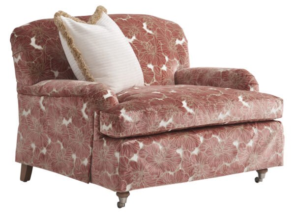 ATHOS CHAIR W/ PEWTER CASTERS