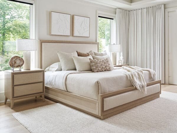 GRAYSON UPHOLSTERED BED - KING - Image 3