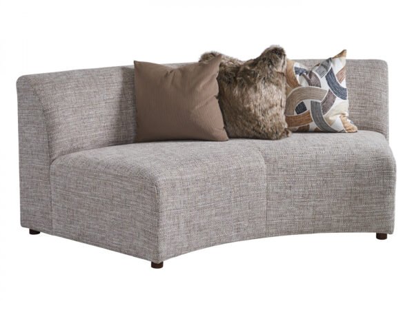 ALSTON ARMLESS CURVED SOFA