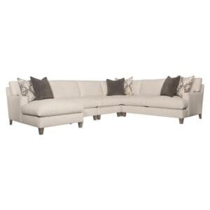 Mila Fabric 5pc Sectional