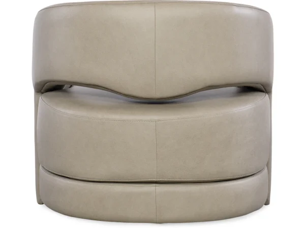 Keys Swivel Chair (2 Leather Options) - Image 7