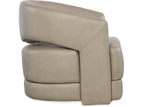 Keys Swivel Chair (2 Leather Options) - Image 5