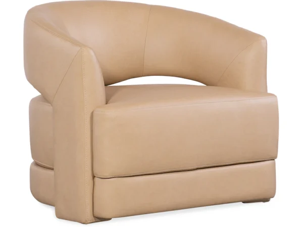 Keys Swivel Chair (2 Leather Options) - Image 2