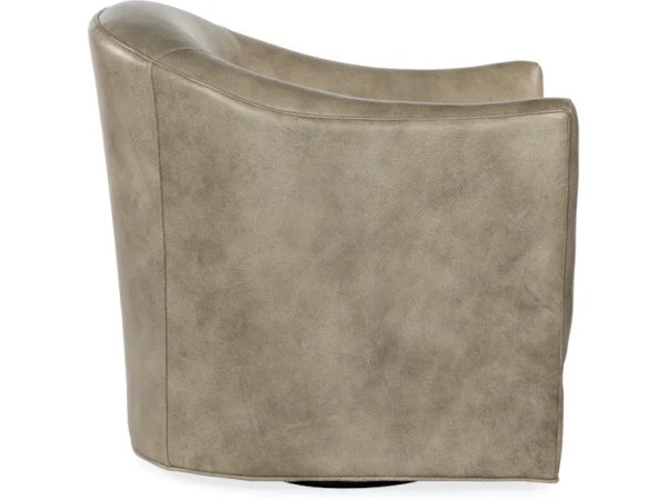Gideon Swivel Club Chair (2 Leather Options) - Image 6