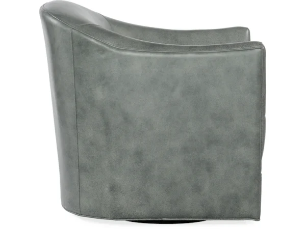 Gideon Swivel Club Chair (2 Leather Options) - Image 5