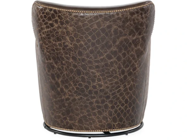 Hooker Swivel Chair (2 Leather Options) - Image 7