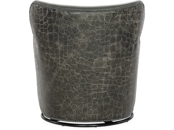 Hooker Swivel Chair (2 Leather Options) - Image 8
