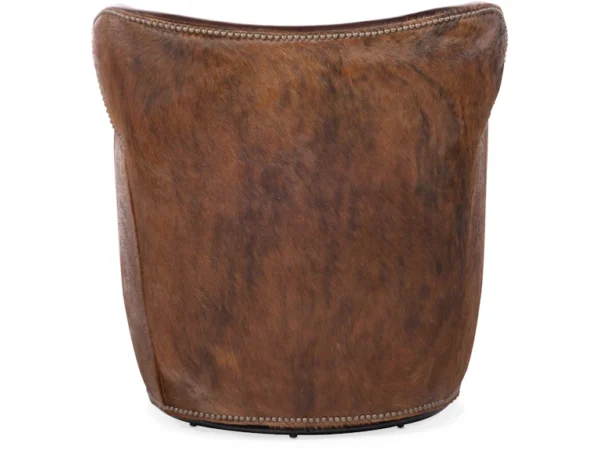 Kato Leather Swivel Chair w/ Salt Pepper HOH (2 Options) - Image 6