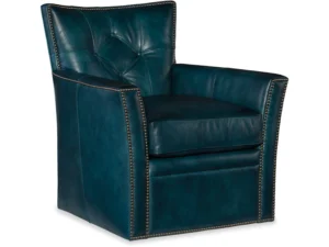 Conner Swivel Club Chair (3 Leather Options)