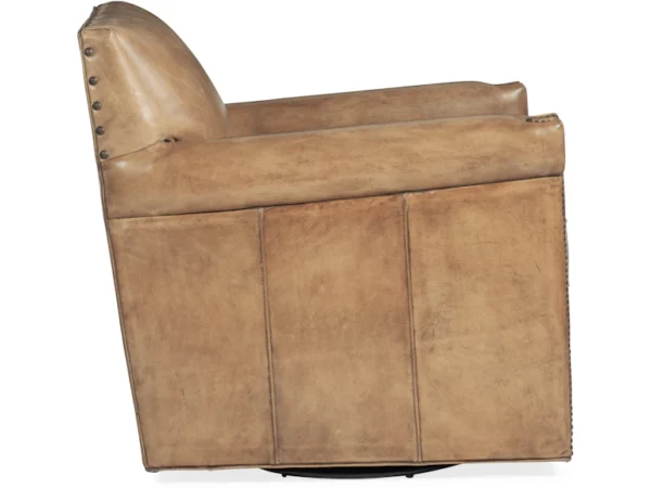 Potter Swivel Club Chair (2 Leather Options) - Image 3