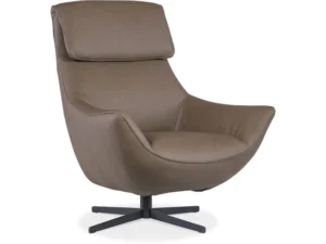 Hughes Swivel Chair (2 Leather Options)