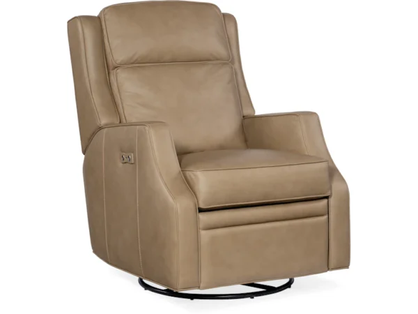 Tricia Power Swivel Glider Recliner (2 Leather Options)