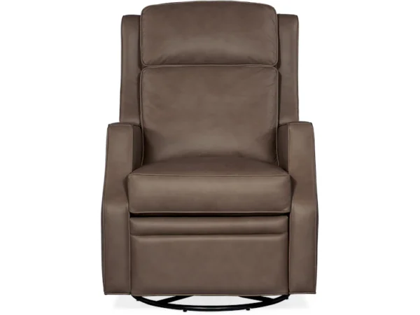 Tricia Power Swivel Glider Recliner (2 Leather Options) - Image 4