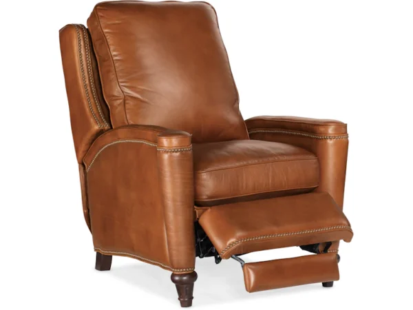Rylea Manual Push Back Recliner (2 Leather Options) - Image 7