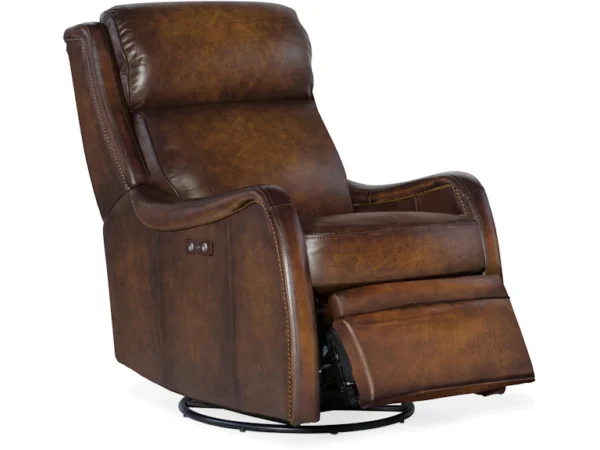 Stark PWR Swivel Glider Recliner (2 Leather Options) - Image 3