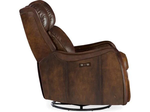 Stark PWR Swivel Glider Recliner (2 Leather Options) - Image 7