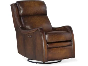 Stark PWR Swivel Glider Recliner (2 Leather Options)