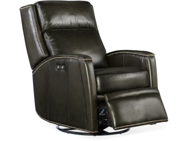 Declan PWR Swivel Glider Recliner (2 Leather Options) - Image 3