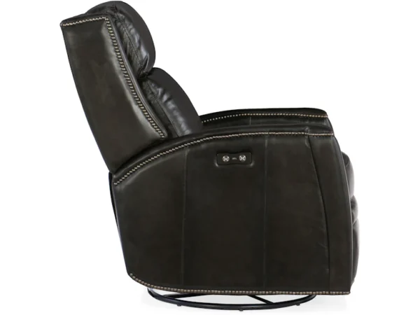 Declan PWR Swivel Glider Recliner (2 Leather Options) - Image 7