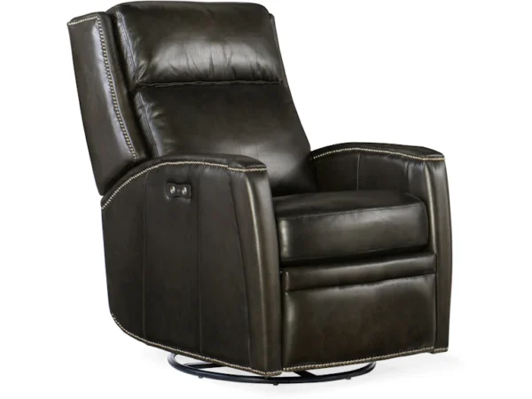 Declan PWR Swivel Glider Recliner (2 Leather Options)