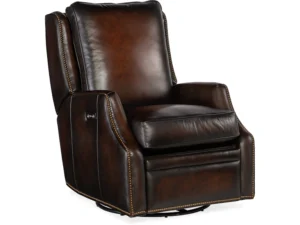 Kerley PWR Swivel Glider Recliner (2 Leather Options)