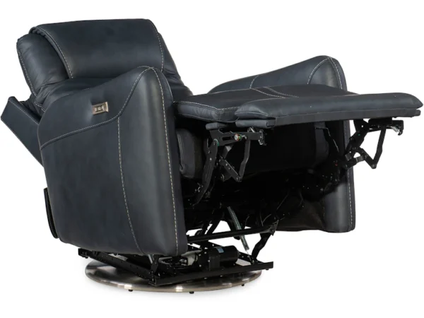 Steffen Swivel Power Recliner with Power Headrest (2 Leather Options) - Image 8