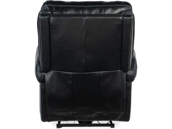 Carroll Power Recliner with Power Headrest and Lumbar (2 Leather Options) - Image 9