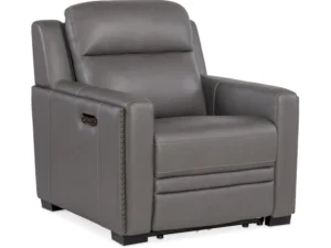 McKinley Power Recliner with Power Headrest & Lumbar (2 Leather Options)