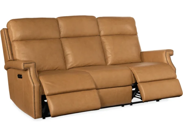 Vaughn Zero Gravity Sofa with Power Headrest (2 Leather Options) - Image 4