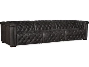 Savion Grandier Sofa w/PWR Recline PWR Headrest (2 Leather Options)