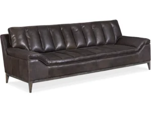 Kandor Leather Stationary Sofa