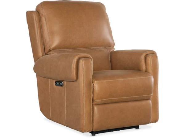 Somers Power Recliner w/Power Headrest (2 Leather Options)