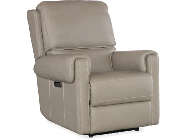 Somers Power Recliner w/Power Headrest (2 Leather Options) - Image 2