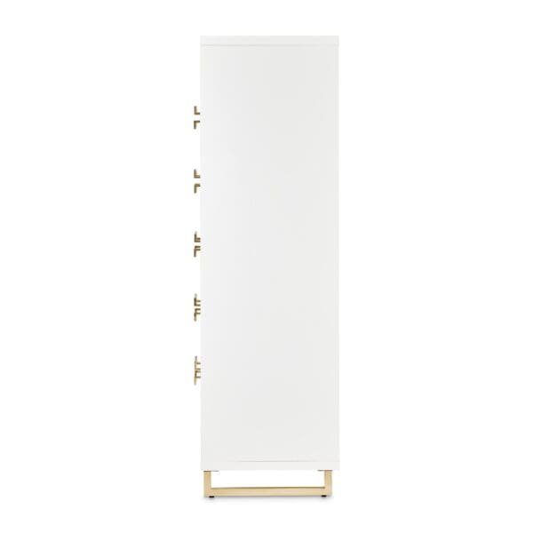 Palm Gate 6 Drawer Chest Cloud White - Image 3