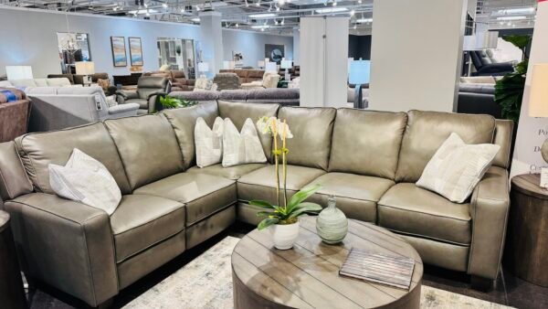 Primrose Hill Leather Sofa - Image 13