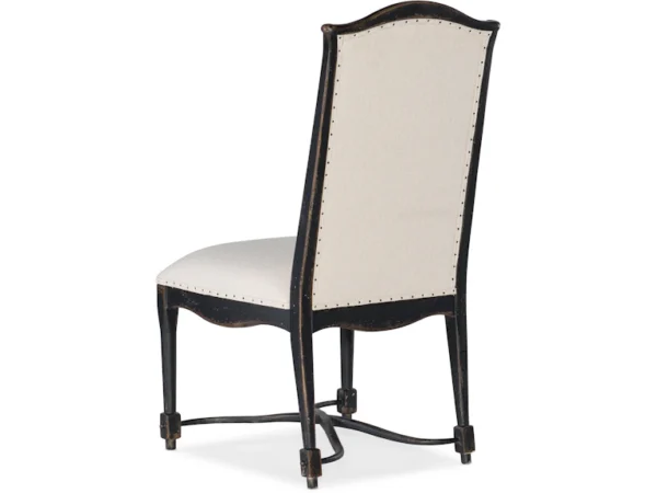 Ciao Bella Upholstered Back Side Chair (2 Finishes) - Image 3