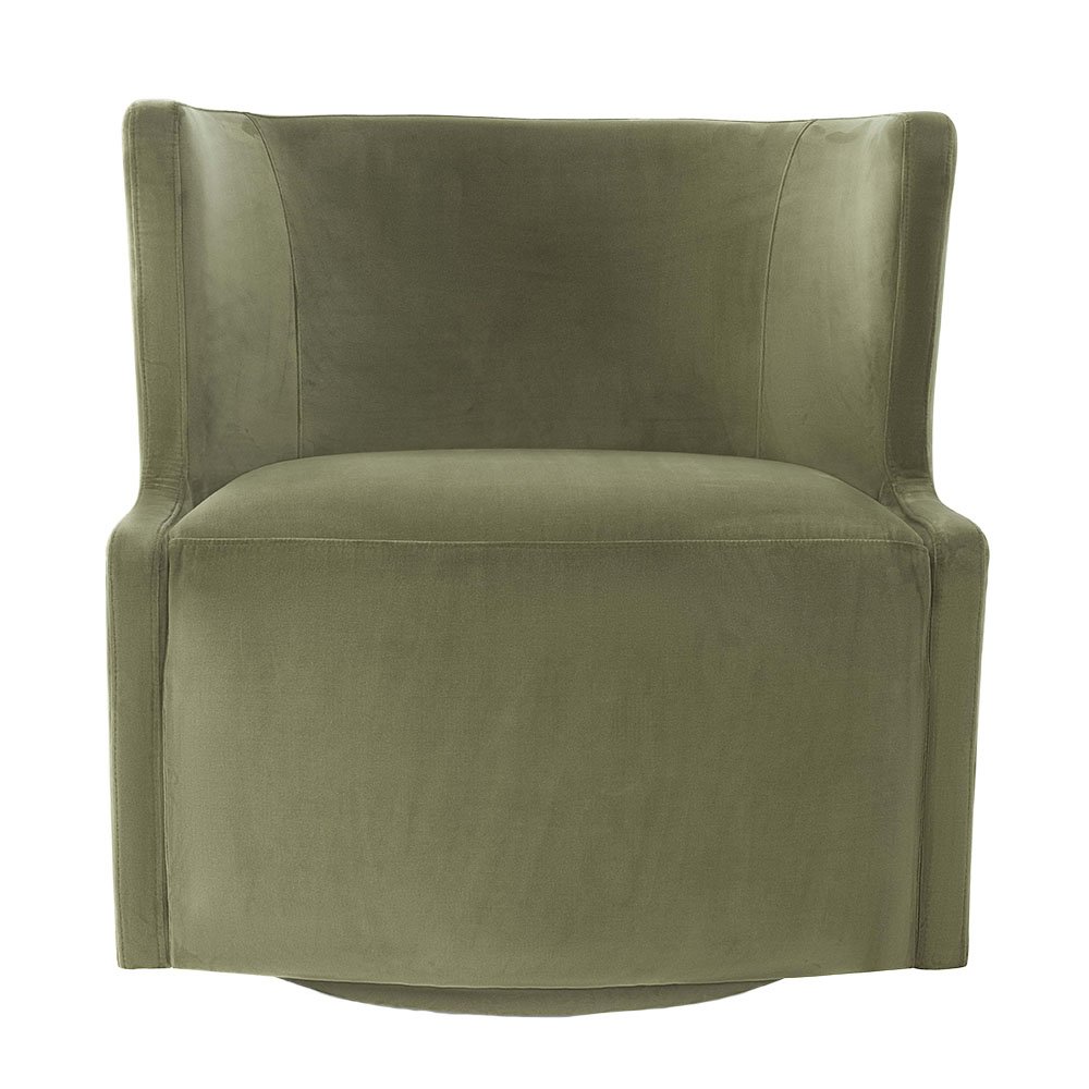 Nina Swivel Chair (4 Fabric Options) - Image 5