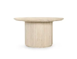 Vander Oak Wood 55" Round Dining Table